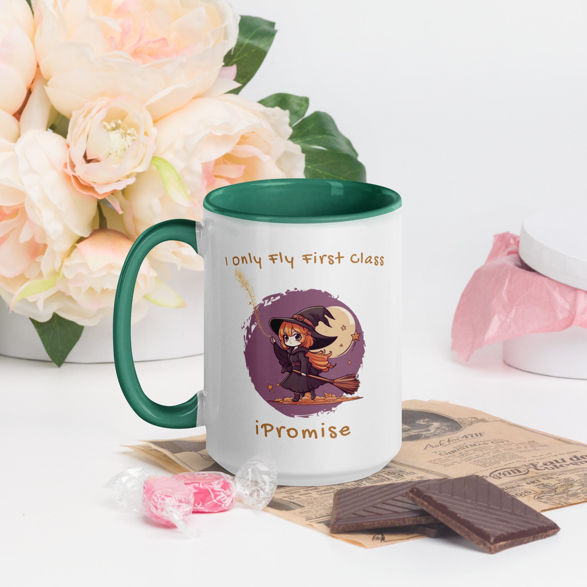 iPromise: I Only Fly First Class | Becks Mug with Color Inside