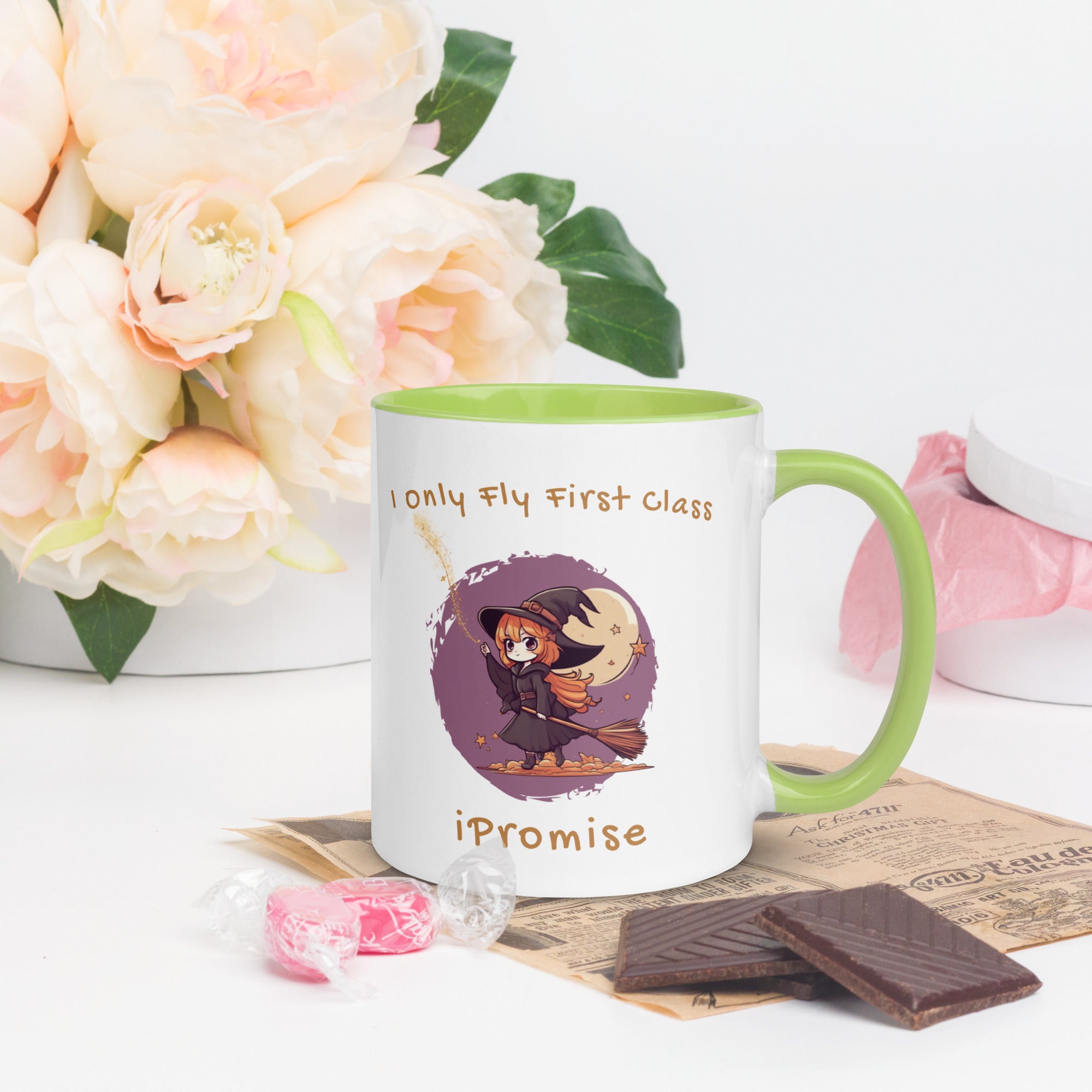 iPromise: I Only Fly First Class | Becks Mug with Color Inside