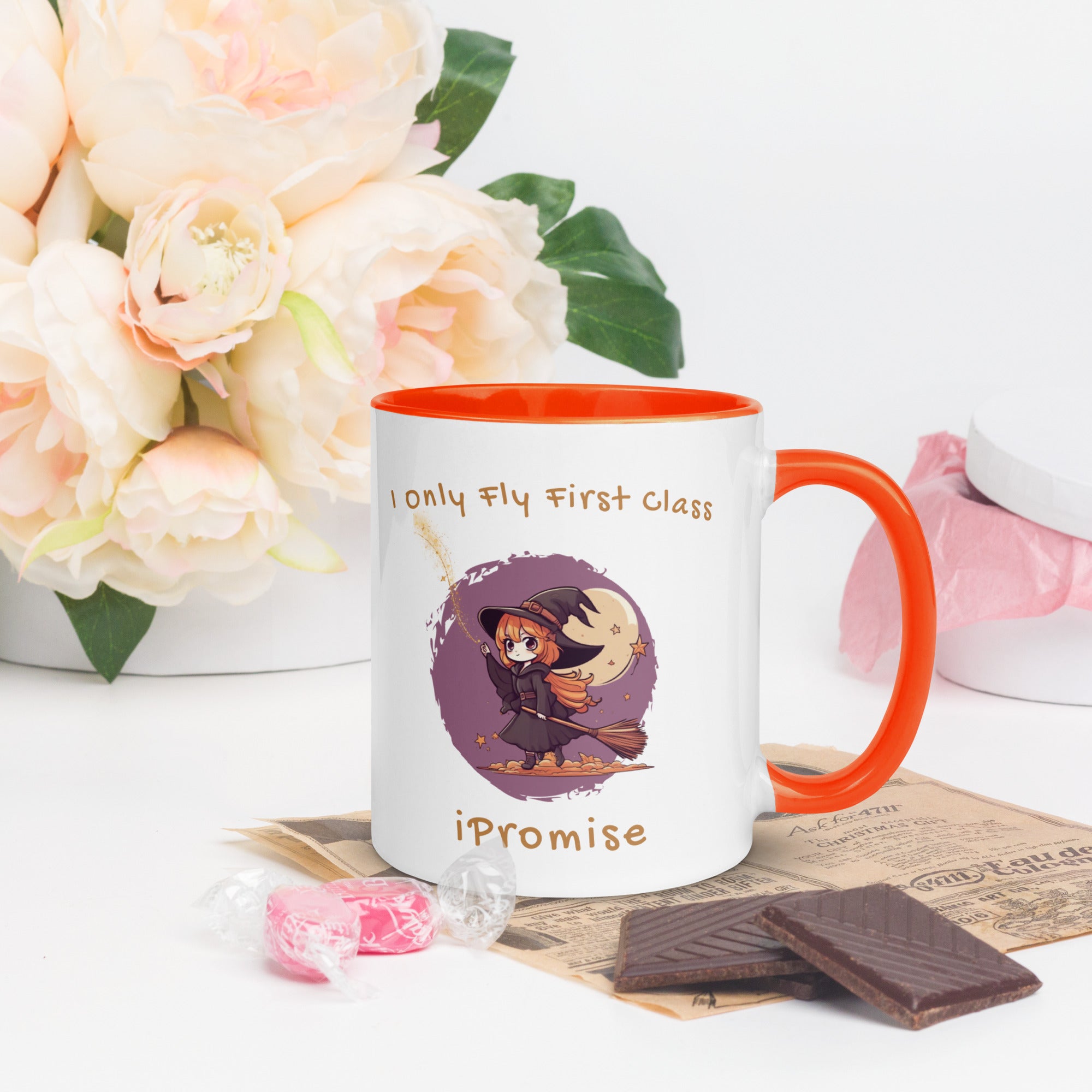 iPromise: I Only Fly First Class | Becks Mug with Color Inside