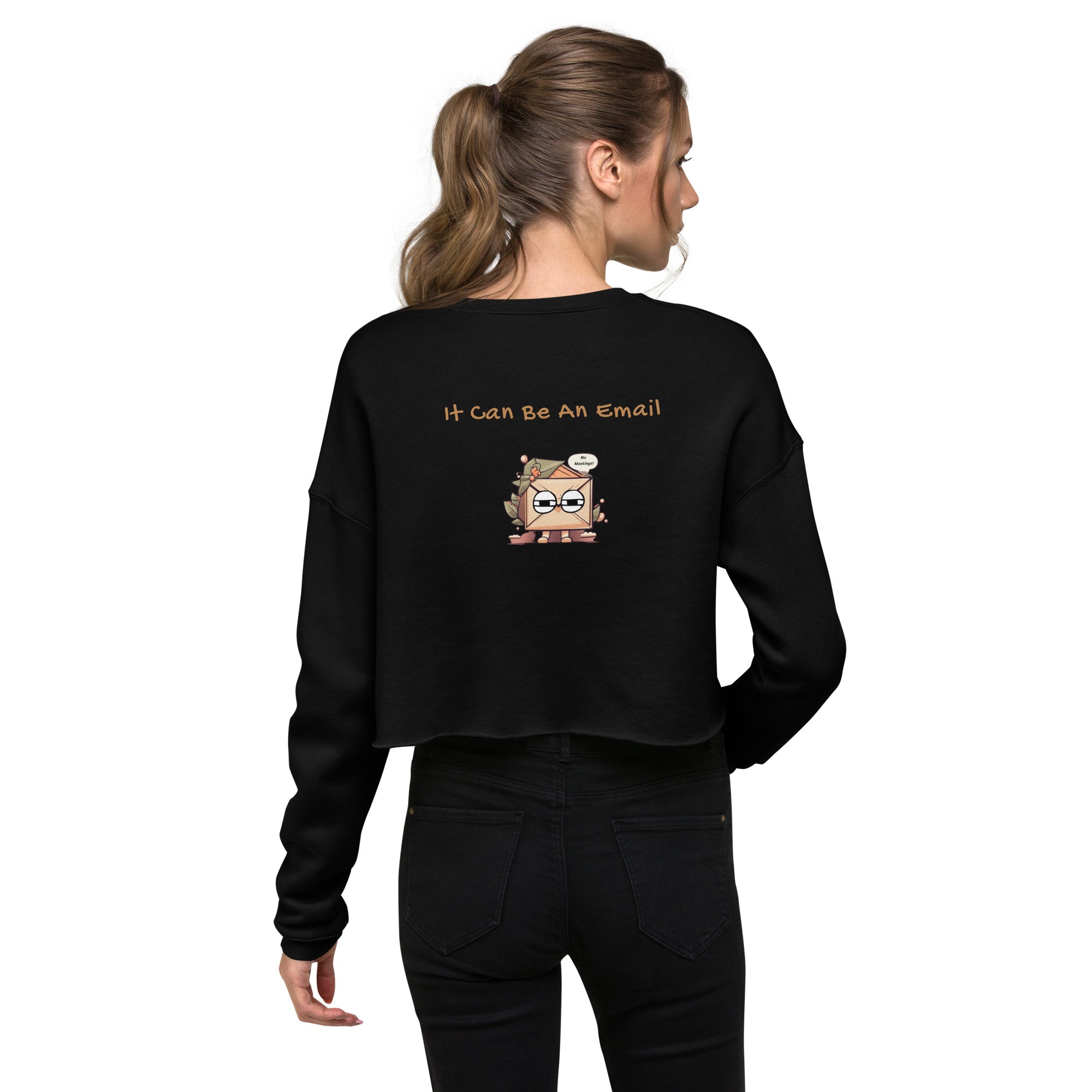 iPromise: It Can Be An Email | Drew Crop Sweatshirt