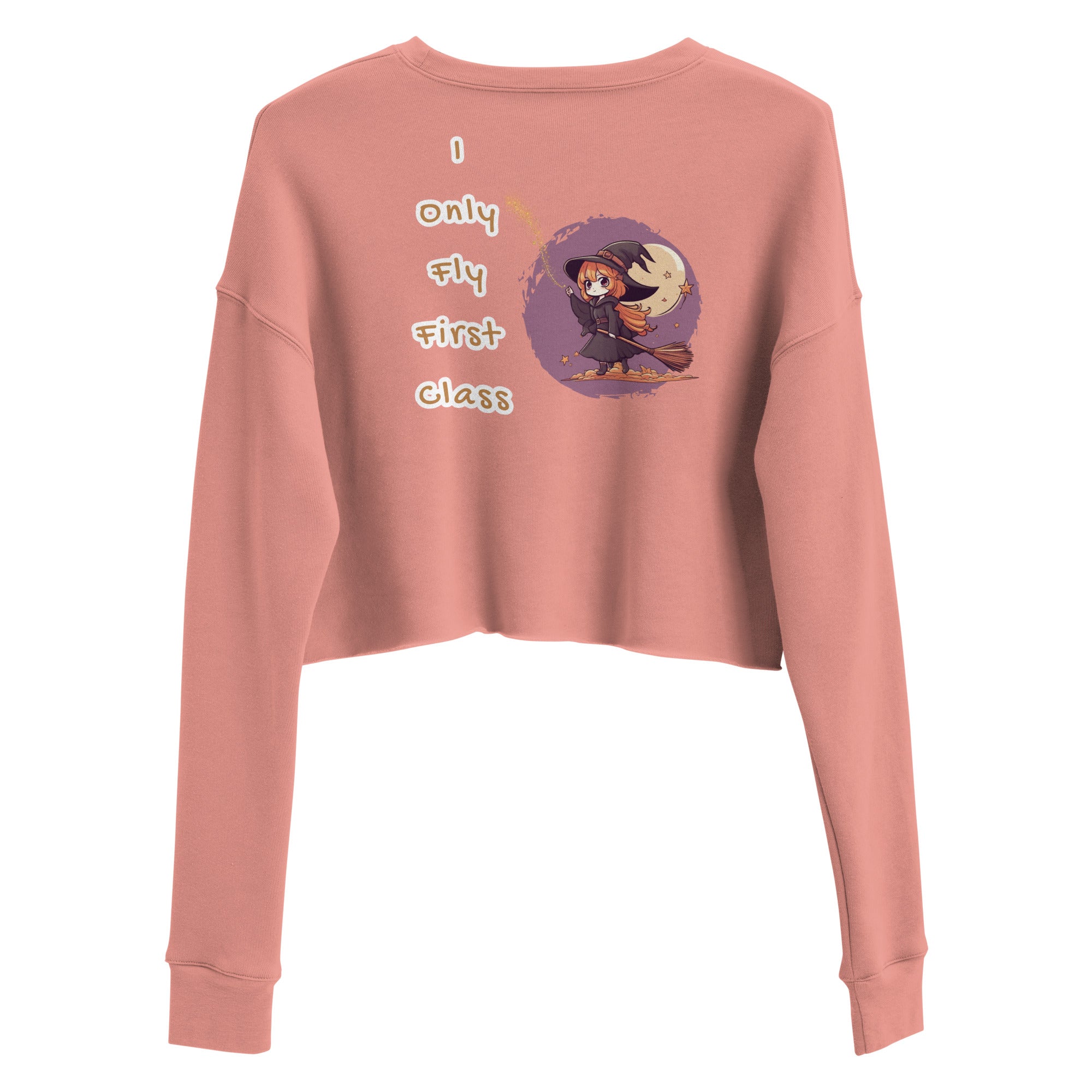 iPromise: I Only Fly First Class | Becks Crop Sweatshirt